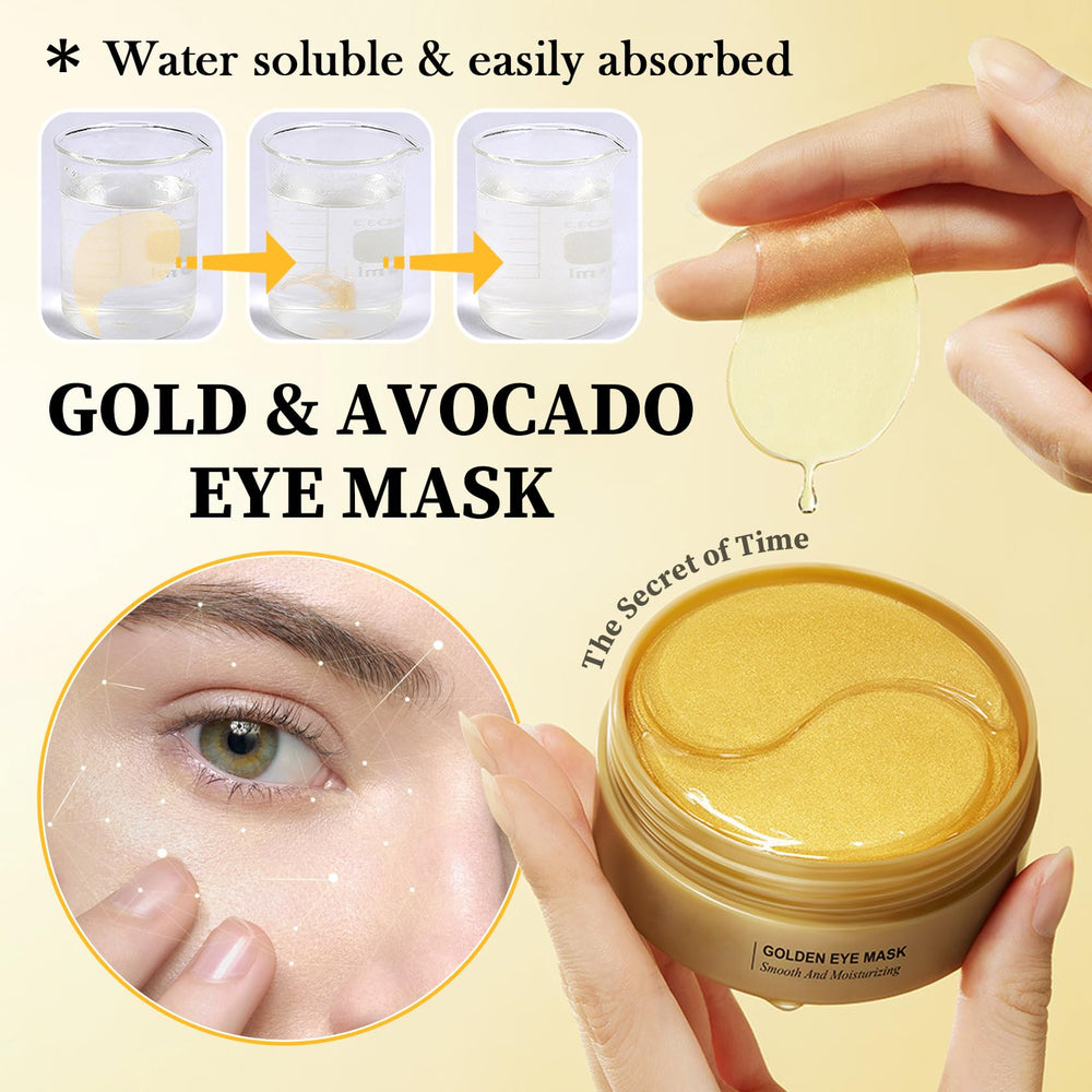 Ensemble de 60 paires pour hydrater durablement le contour des yeux.