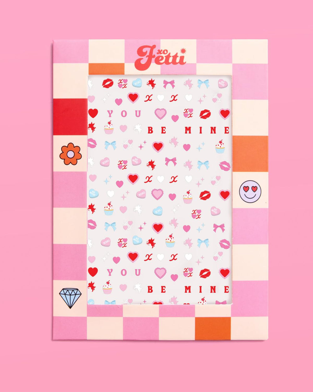 Application auto-adhesive xo-fetti, pose simple et rapide.