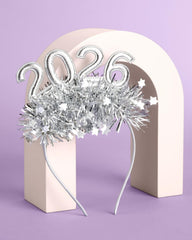 Bandeau argent xo-fetti avec etoiles en mouvement, pour dynamiser vos photos et celebrates.