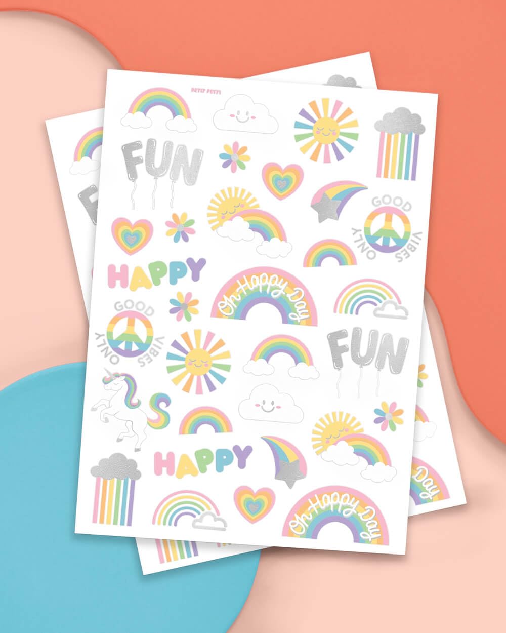 XO Fetti Licornes: designs féériques pour les enfants adorant les personnages magiques.