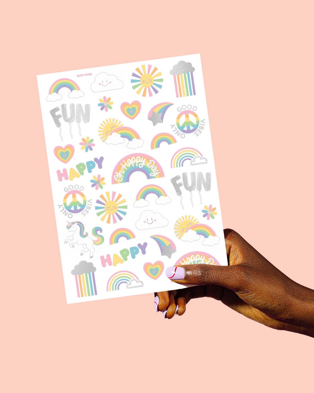 XO Fetti Signes de Paix: motifs simples pour des sessions créatives.