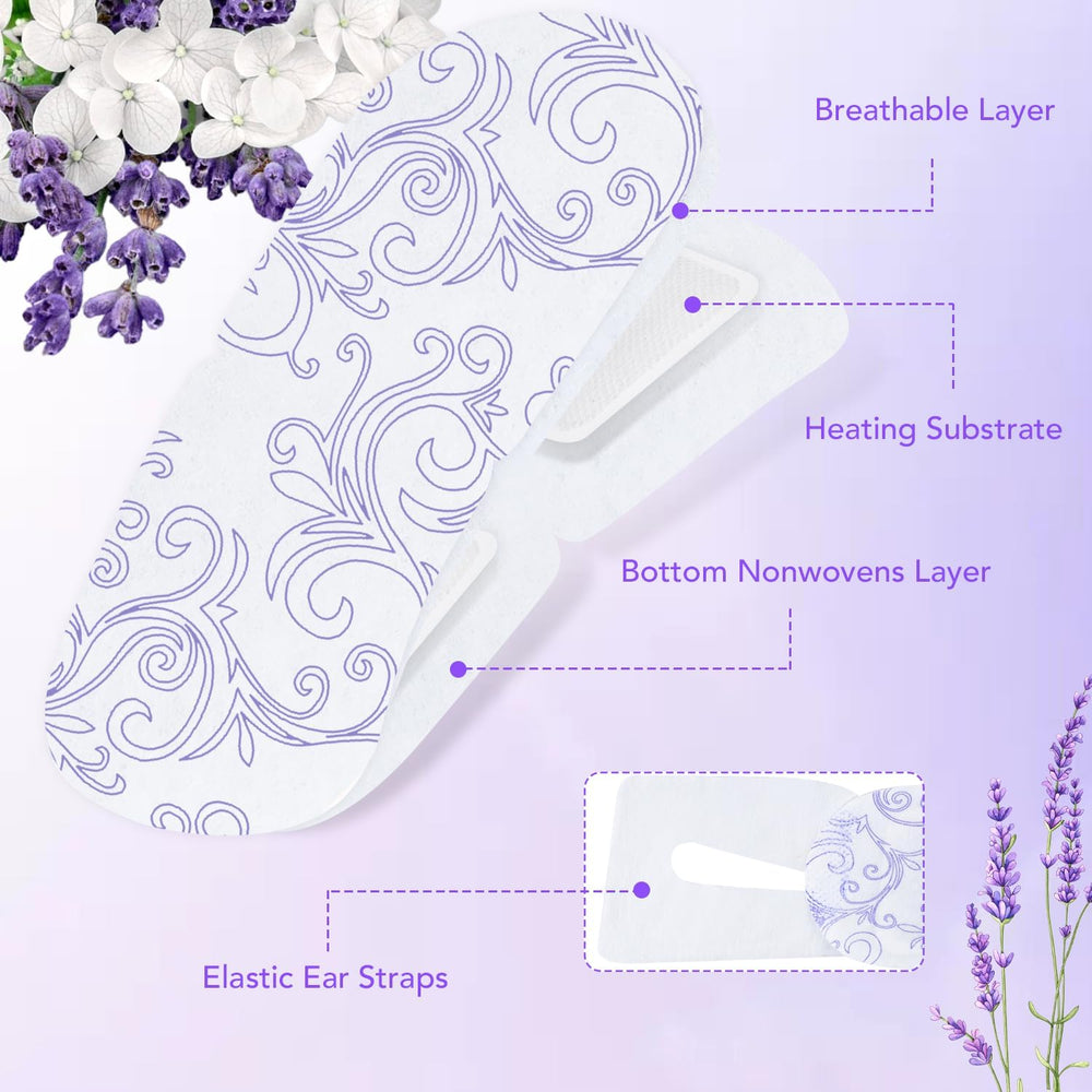 XPCARE masque yeux vapeur lavande aide à dormir et relaxation