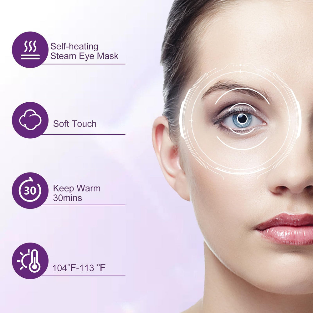 XPCARE masque yeux vapeur lavande lutte fatigue oculaire