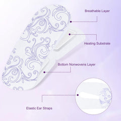 XPCARE masque yeux vapeur lavande porté confort pour yeux fatigués au bureau