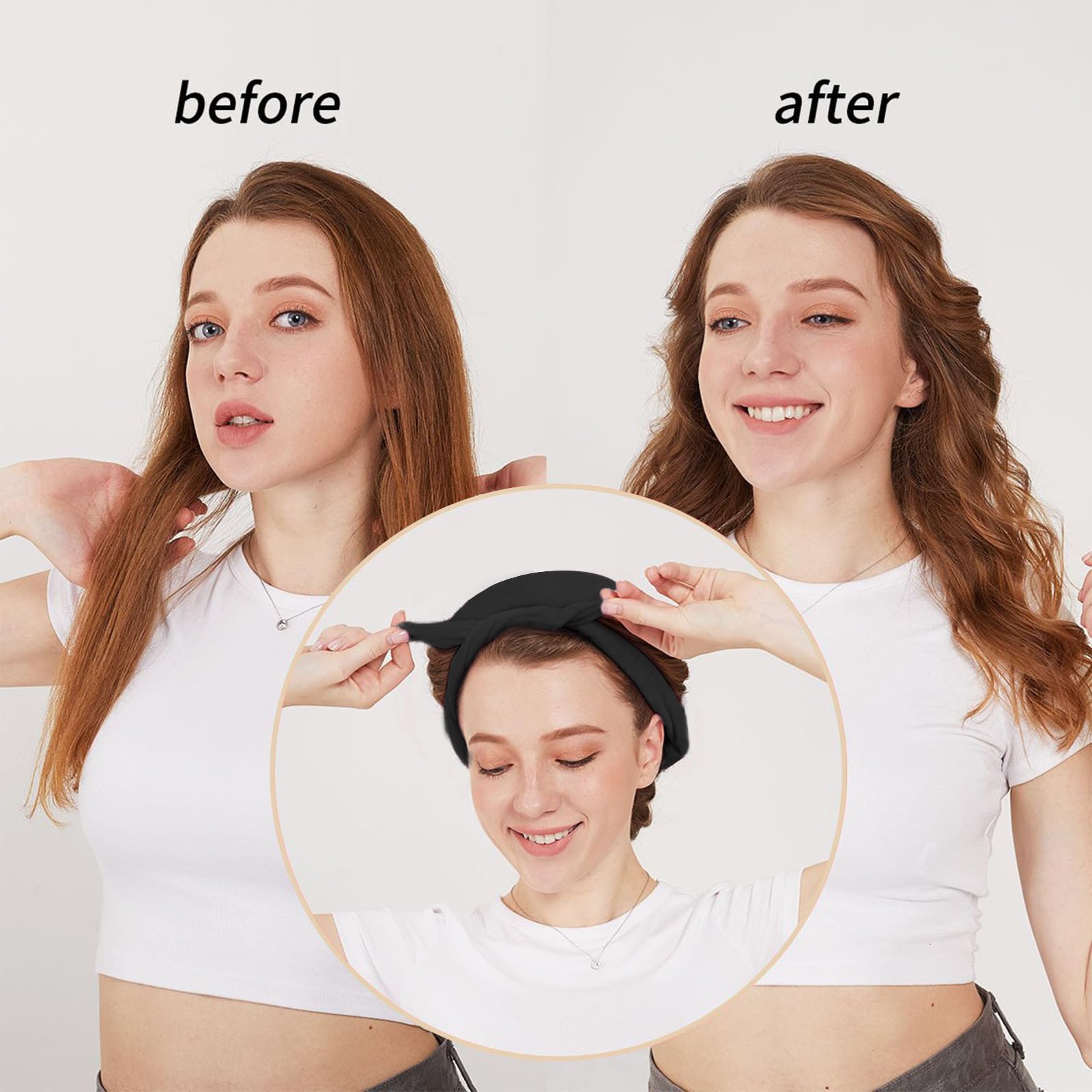XRACEPHOL ensemble-coiffure-sans-chaleur: kit polyvalent pour différents looks