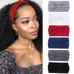 XTREND bandeau large noir, anti-dérapant et confortable pour sport et quotidien.