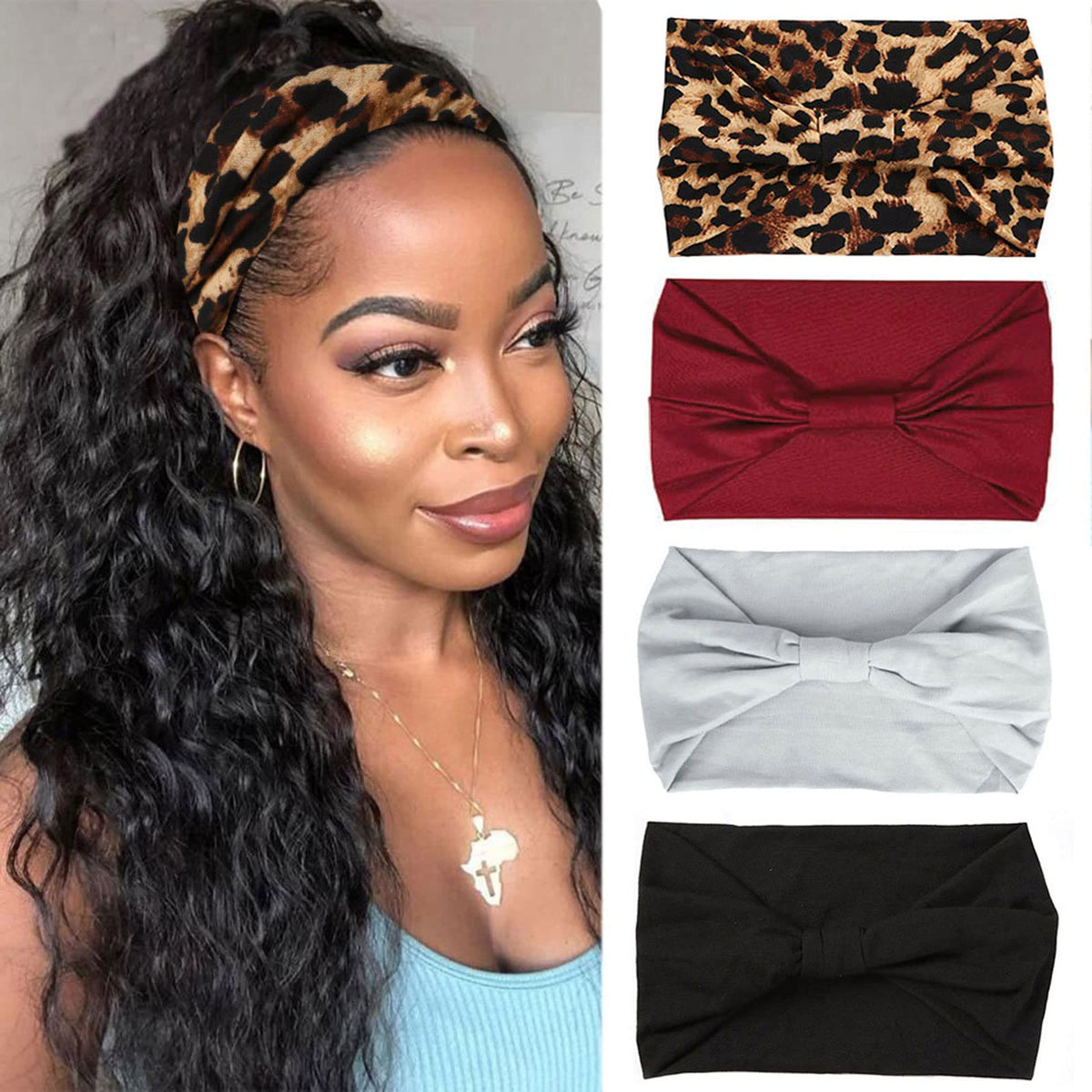 Bandeau XTREND large boheme imprimé, confort quotidien.