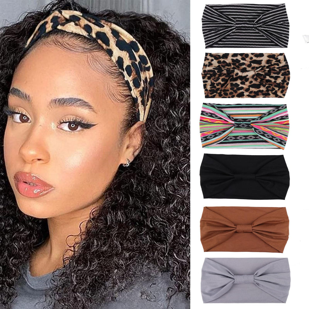 XTREND bandeau large boho imprimé, maintien confortable et look bohème pour tout sport