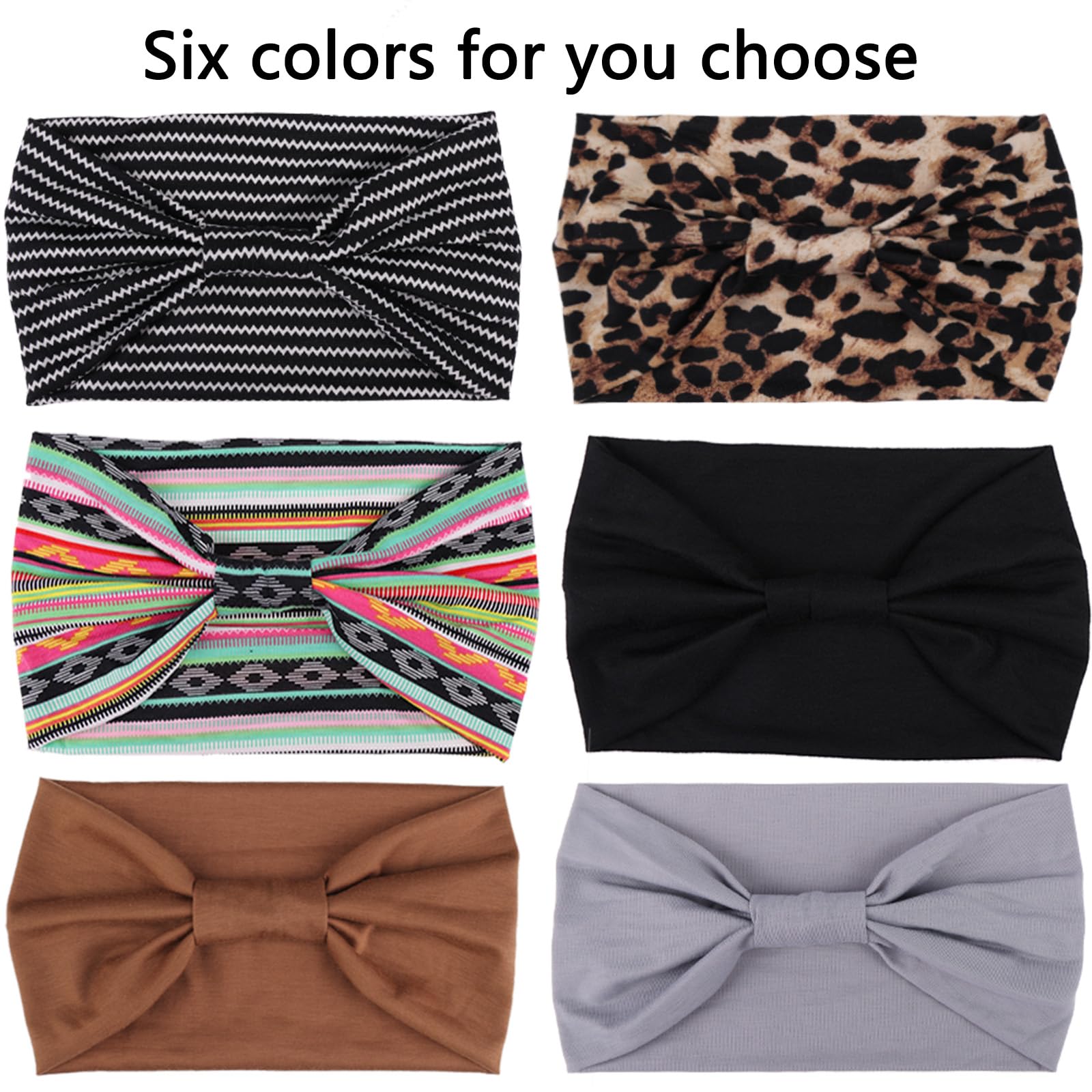 XTREND bandeau large boho imprimé, option chic pour activités et sorties