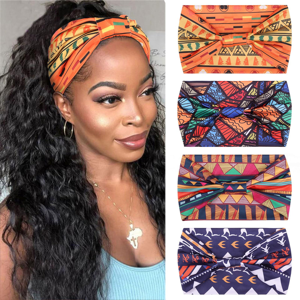 XTREND bandeau large bohème imprimé, confort et style pour vos séances de yoga.
