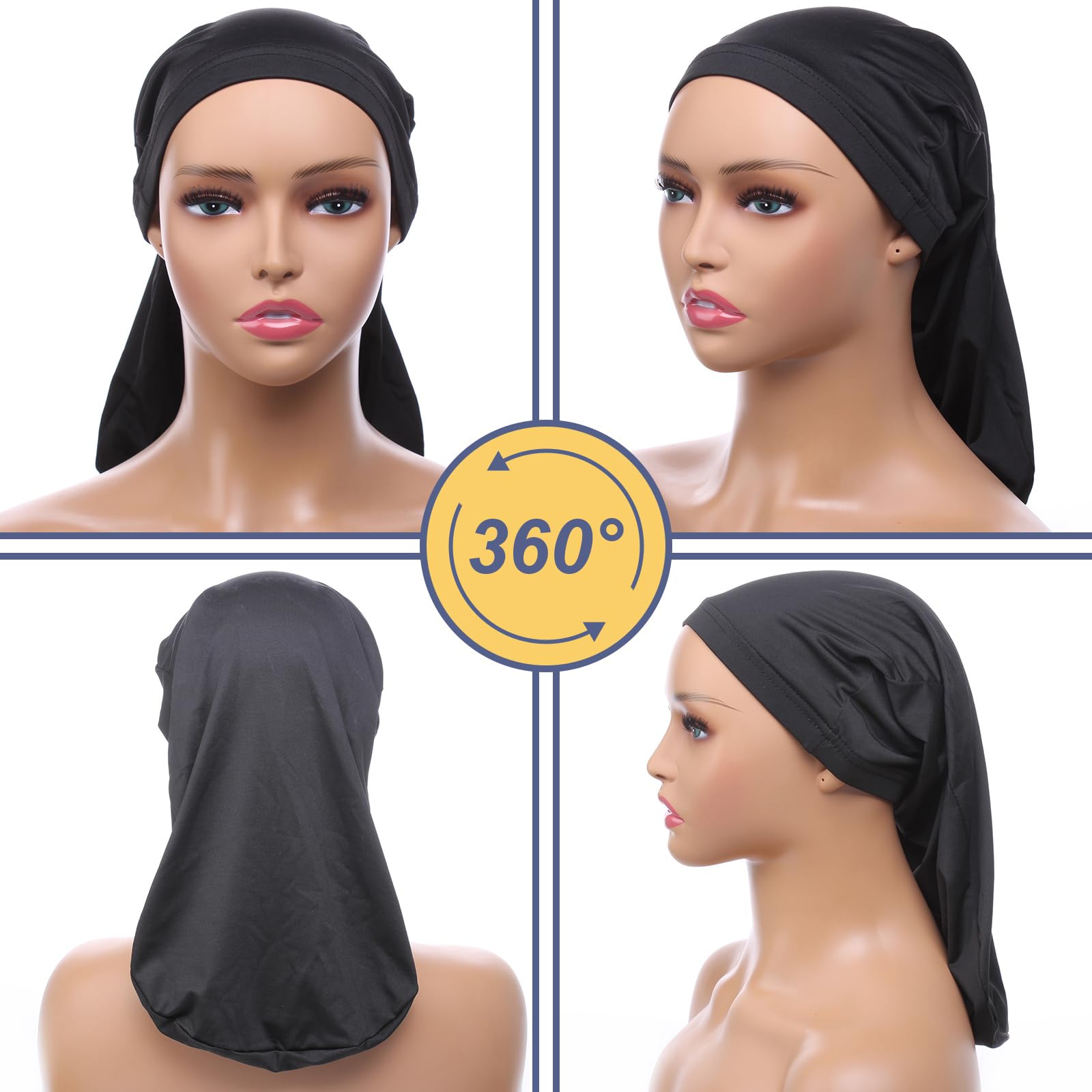 XTREND cap-dreadlock-léger: capuche légère et portable