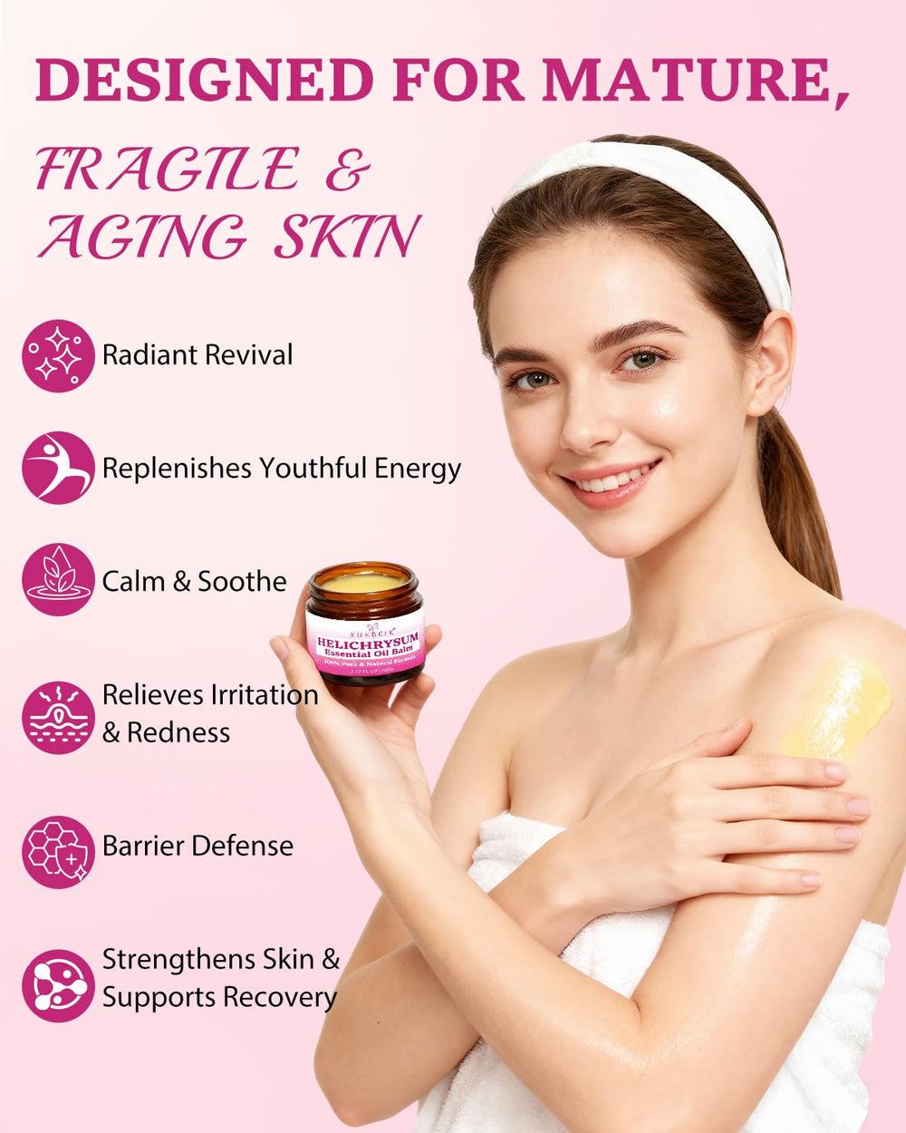 Application visage et corps par XUEBEIK pour confort et nutrition.