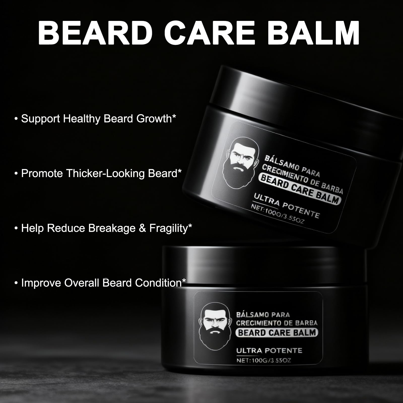 XUHUIT Baume barbe – geste de massage quotidien pour lisser les poils