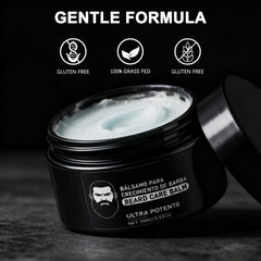XUHUIT Baume barbe – texture légère et hydratante sous la barbe