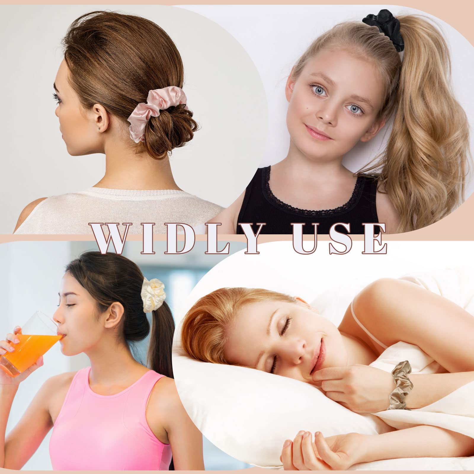 XunYee serre-cheveux satin cadeau prêt à offrir.