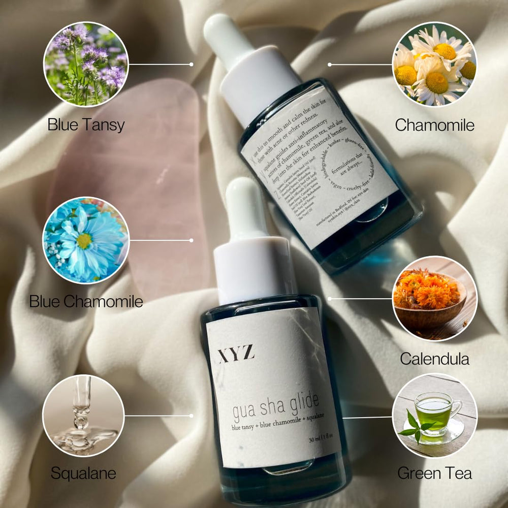 XYZ Skin Gua Sha Glide application visage avec glisse fluide