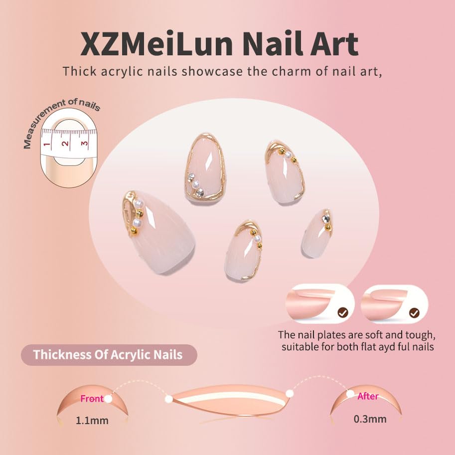 Accessoires XZMeiLun colle gel et outils inclus pour une tenue fiable