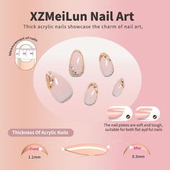 Accessoires XZMeiLun colle gel et outils inclus pour une tenue fiable
