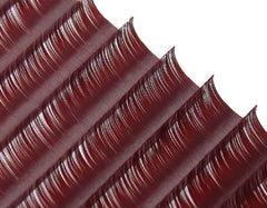 YABINA extensions cils D Curl Lavande Pourpre pour un regard vibrant.