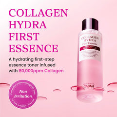 YADAH Collagen Hydra Essence – texture légère pour une absorption rapide sans film.