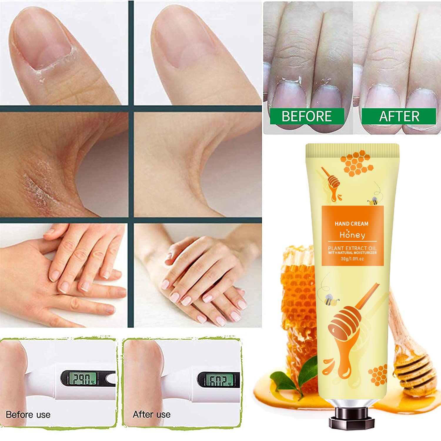 YAERZI crème mains coco: parfum exotique et absorption rapide.