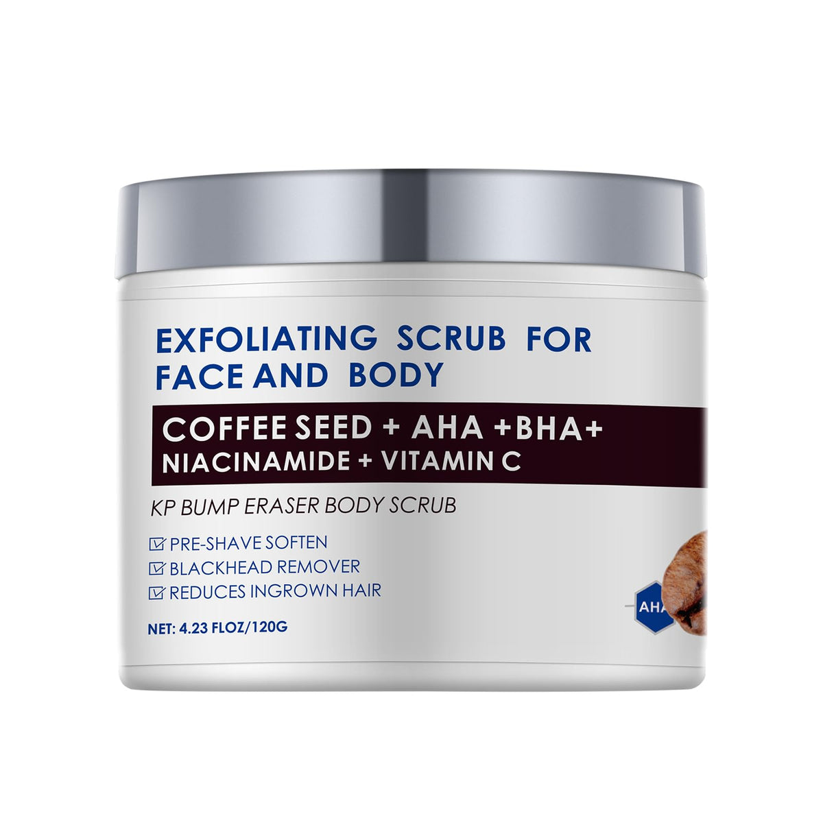 Gommage corporel YAFUSIPE KP Bump Eraser avec texture exfoliante pour peau plus douce
