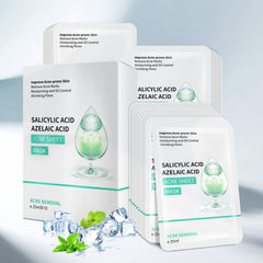 YAFUSIPE Masque anti-acné emballage, soin pratique pour peau sensible.