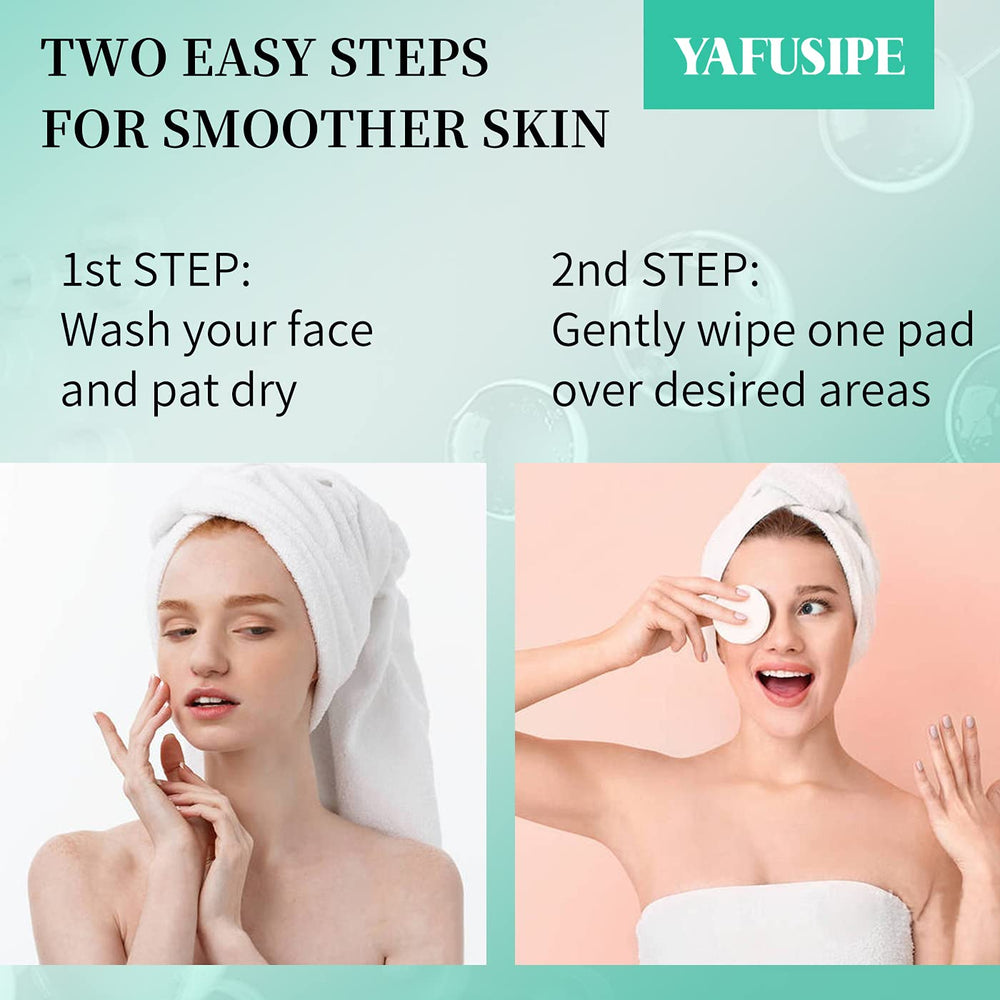 Mode d’emploi rapide YAFUSIPE: appliquer sur visage propre, rincer après 15 minutes.