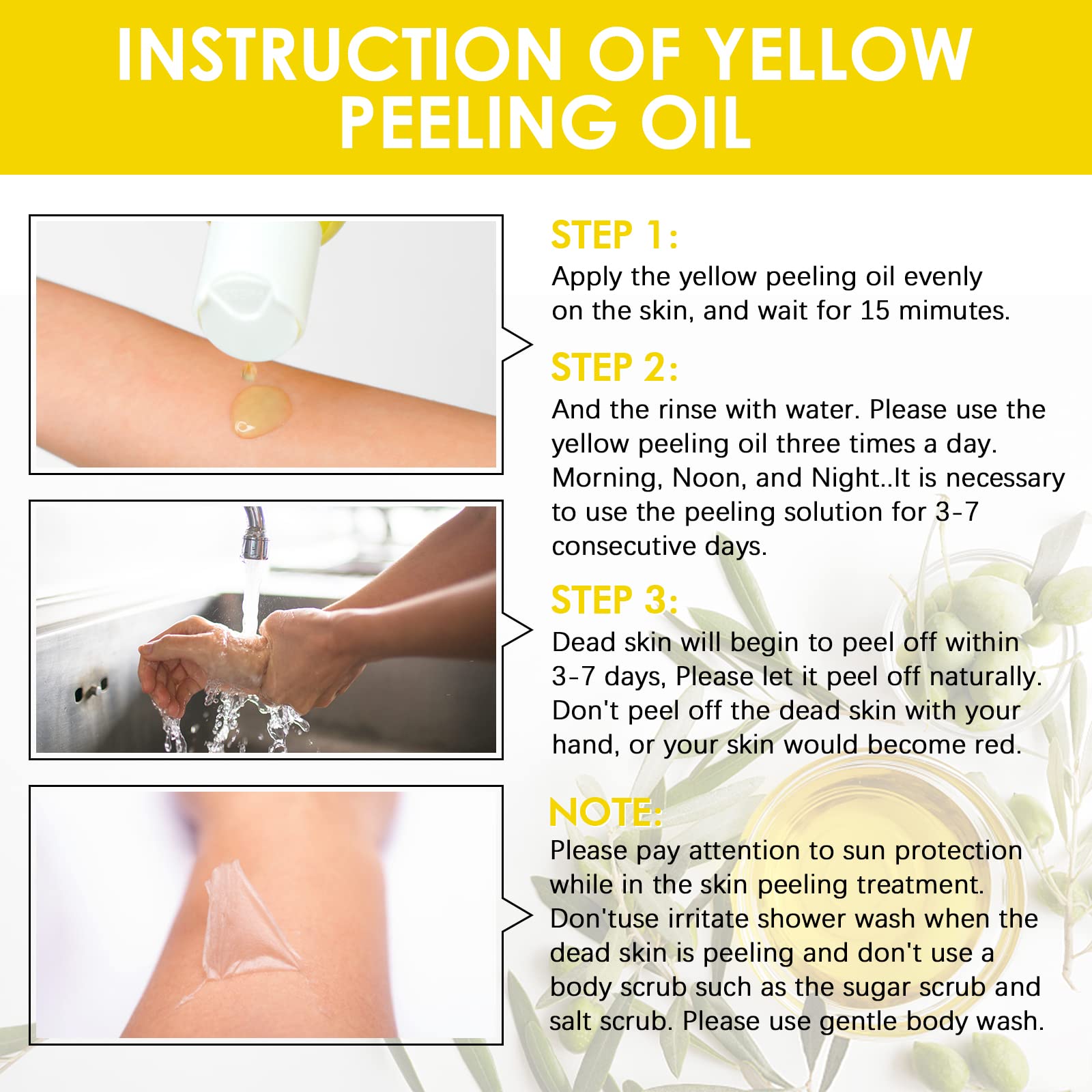 YAFUSIPE: peau après peeling, résultat plus lisse et lumineuse.