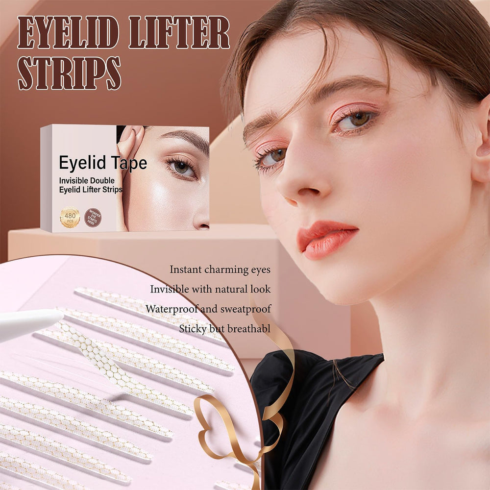 YAGUVI natural-look tape blends with skin and makeup for a seamless finish.