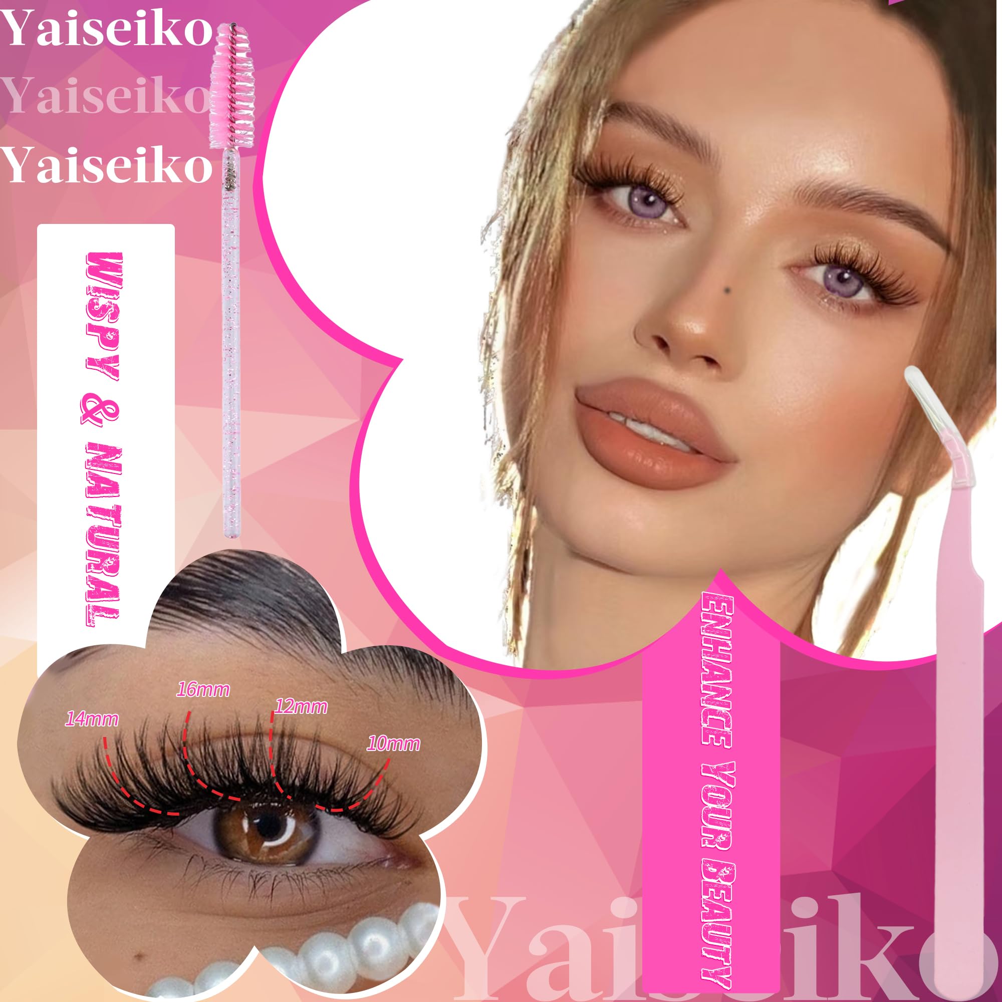 Yaiseiko cils application rapide 3 secondes gain de temps