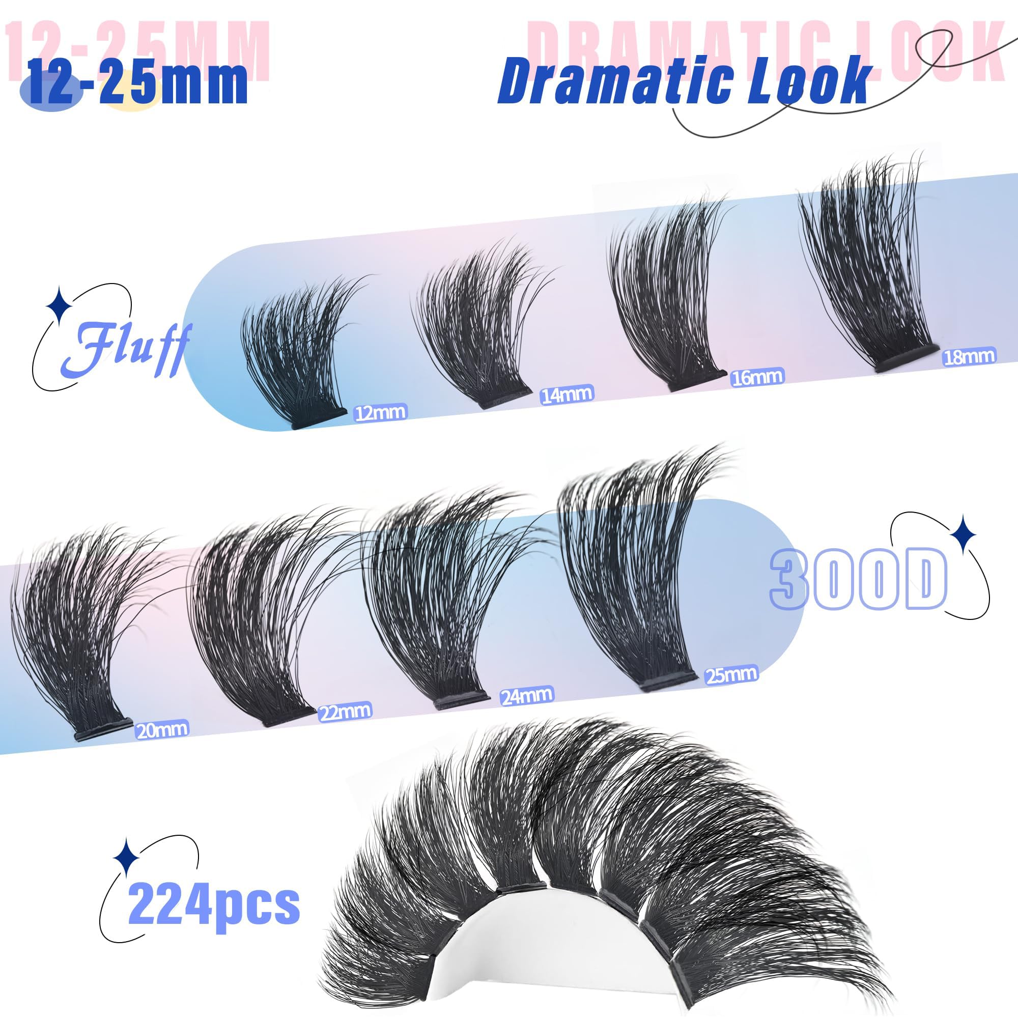 Yaiseiko paquet de 224 pièces pour créer des looks variés à domicile.