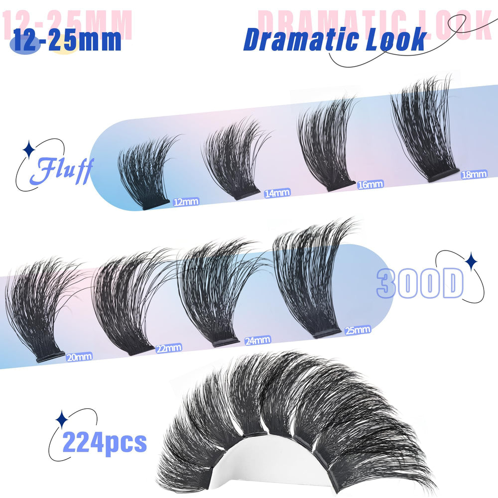 Yaiseiko paquet de 224 pièces pour créer des looks variés à domicile.
