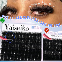 Fibres coton premium Yaiseiko, bande fine et naturelle.