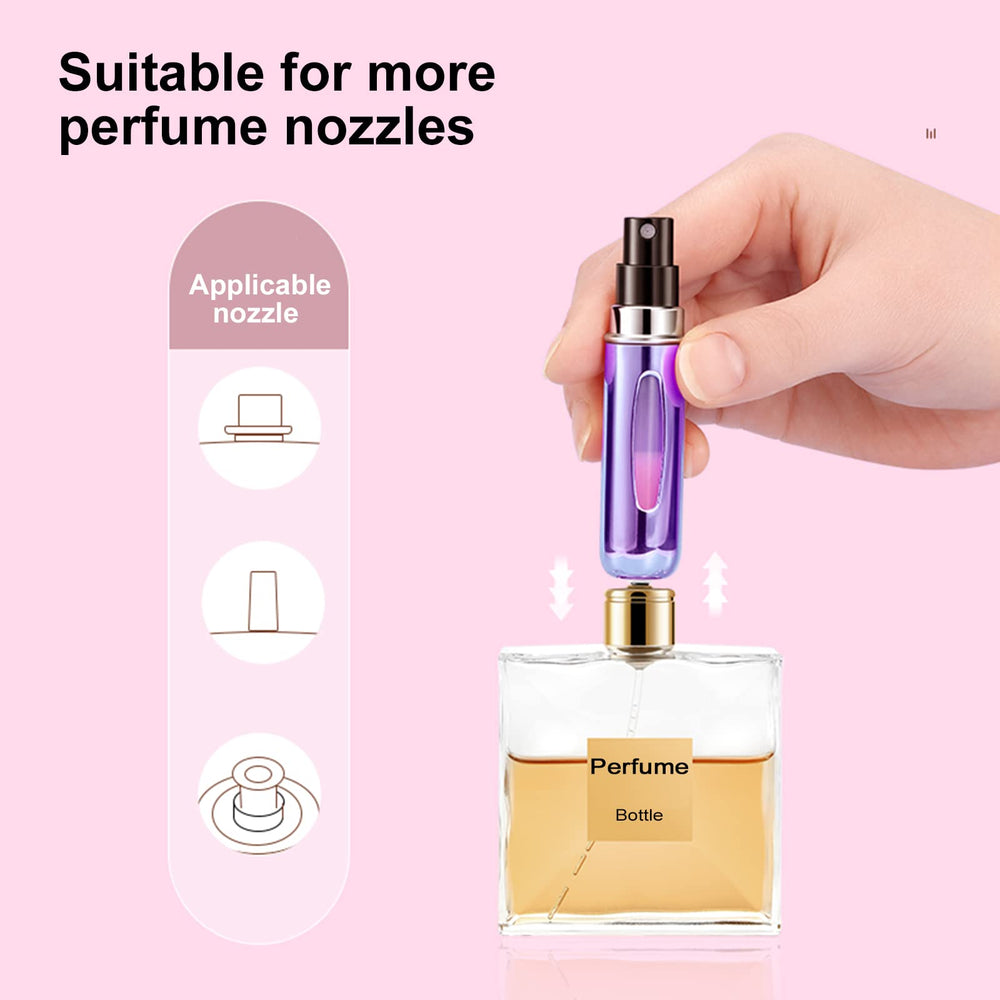 Yamadura atomiseur argent 5 ml, léger et discret pour le quotidien.