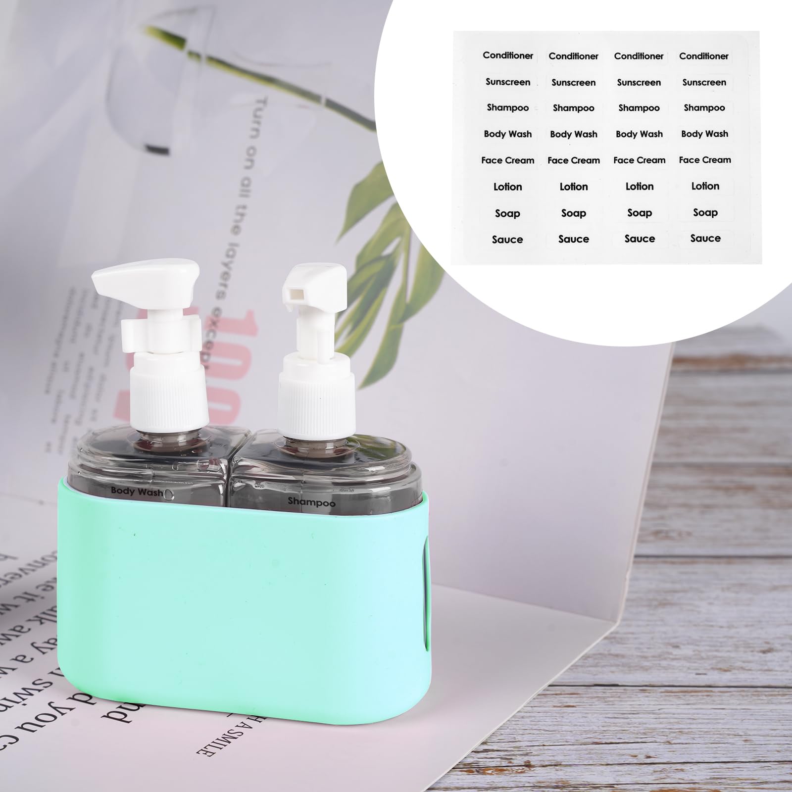 Yamadura Bouteilles pompe doseuse pratique pour doser sans gaspiller.