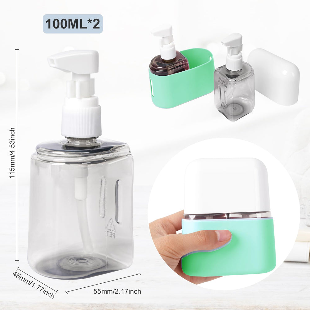 Yamadura Bouteilles transparentes, design clair et pratique pour repérer rapidement vos liquides.
