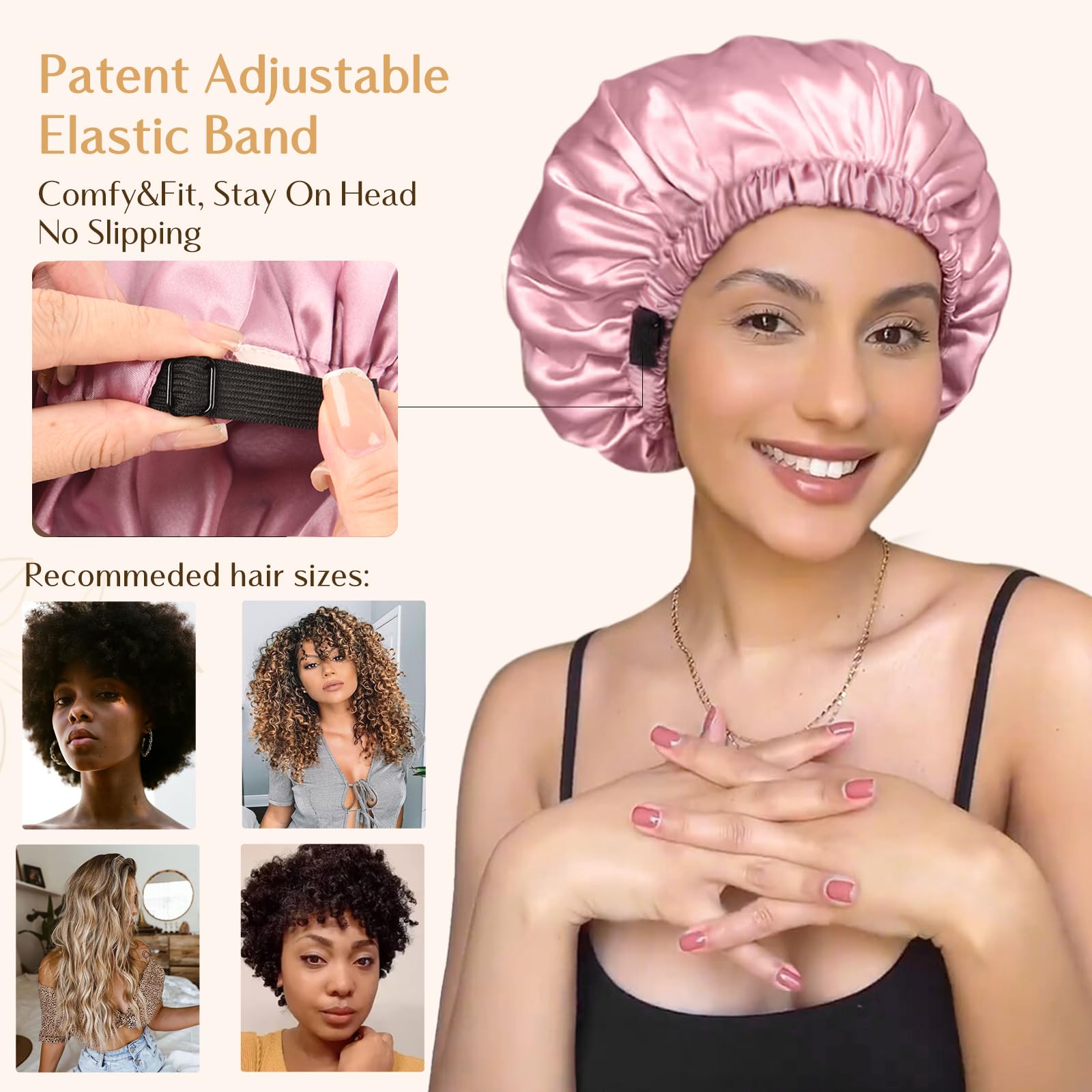 YANIBEST bande-elastique-ajustable assure un maintien confortable sans serrer.