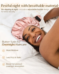 YANIBEST bonnet double couche ajustable, ajuste parfaitement toutes les têtes.