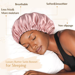 YANIBEST bonnet double couche réversible protège cheveux et draps et offre deux looks