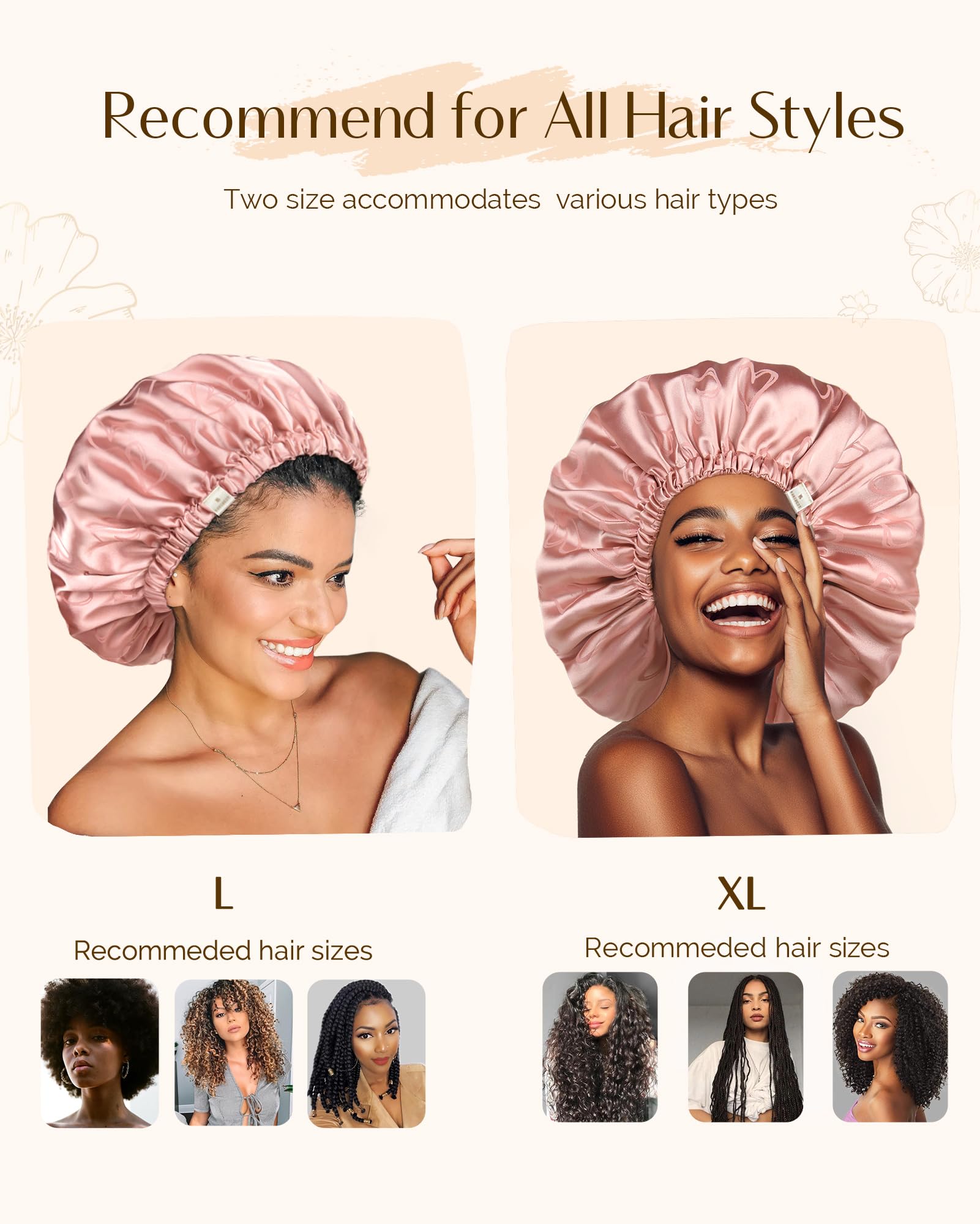 YANIBEST bonnet multi-usages pour soins capillaires, lavage et maquillage.