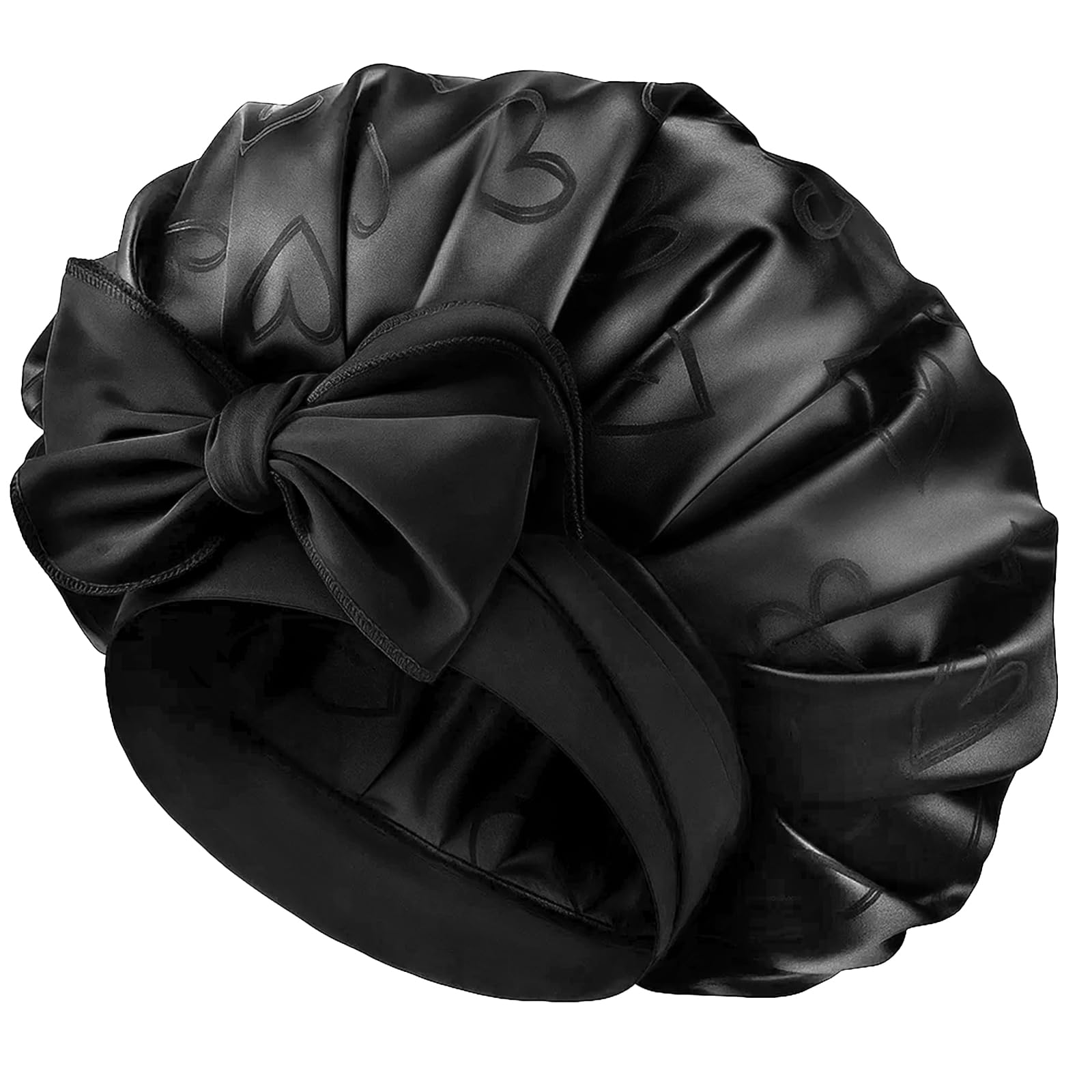 Yanibest bonnet satin ajustable pour une nuit confortable sans frottement sur les cheveux.