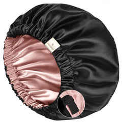 YANIBEST bonnet-satin-nuit-rose protège les cheveux pendant le sommeil