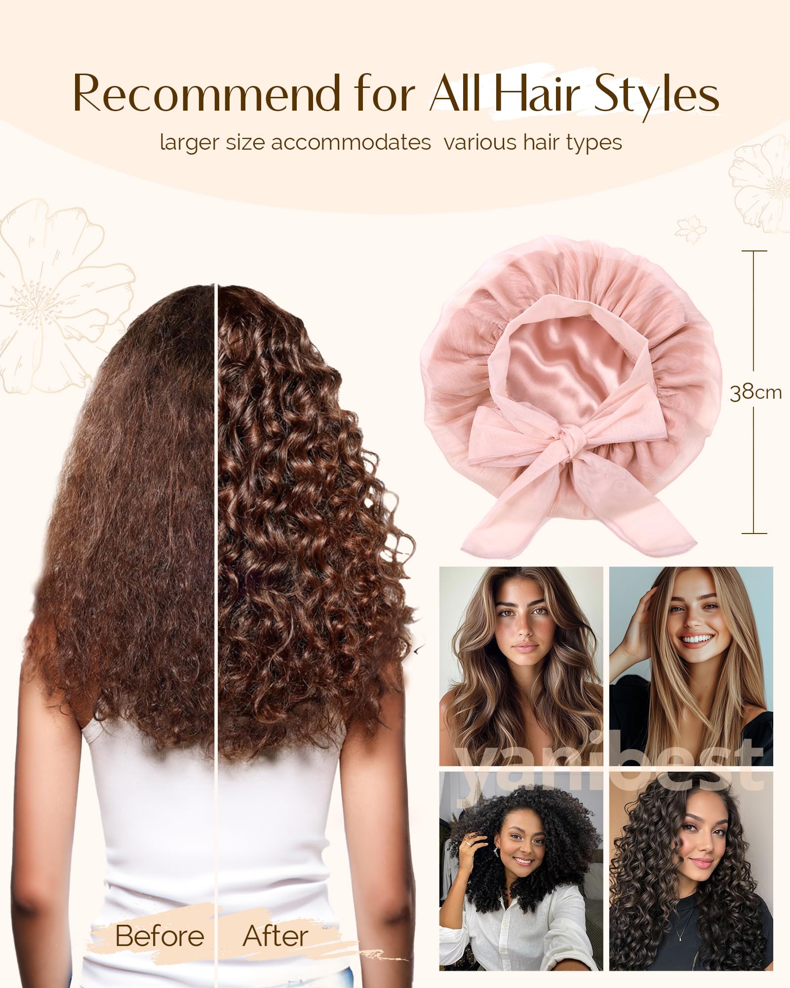 Yanibest bonnet-style-exterieur-rose convient pour intérieur et extérieur.