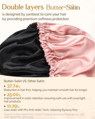 YANIBEST bonnet taille unique adapte tous types de cheveux et longueurs