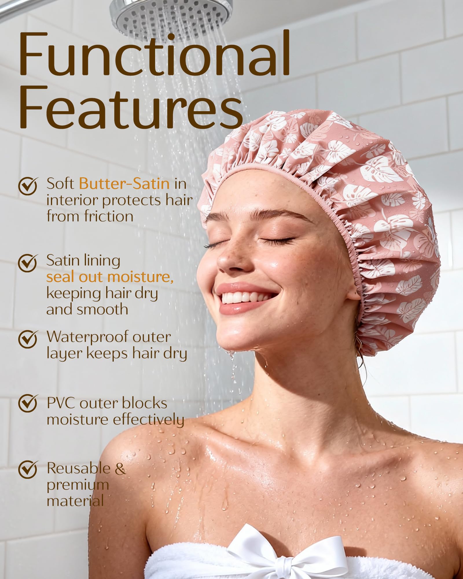 Yanibest cap-douche multi-usage: bain, cuisine et spa, protège des poussières.