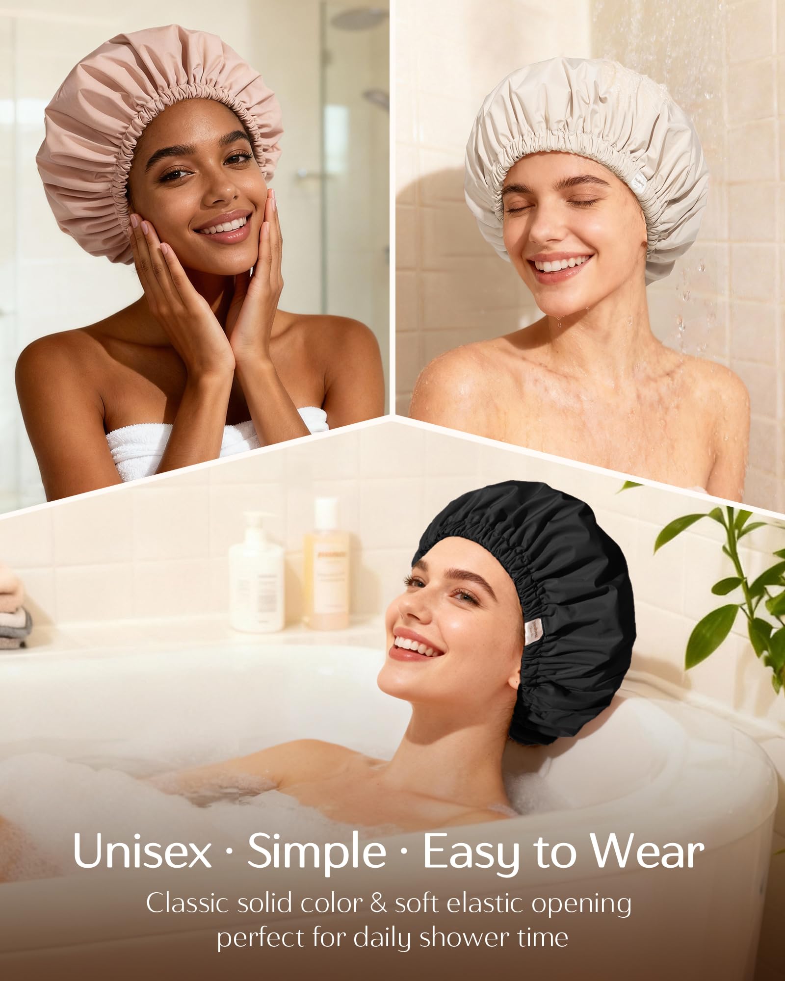 Yanibest cap-douche reutilisable lavage facile