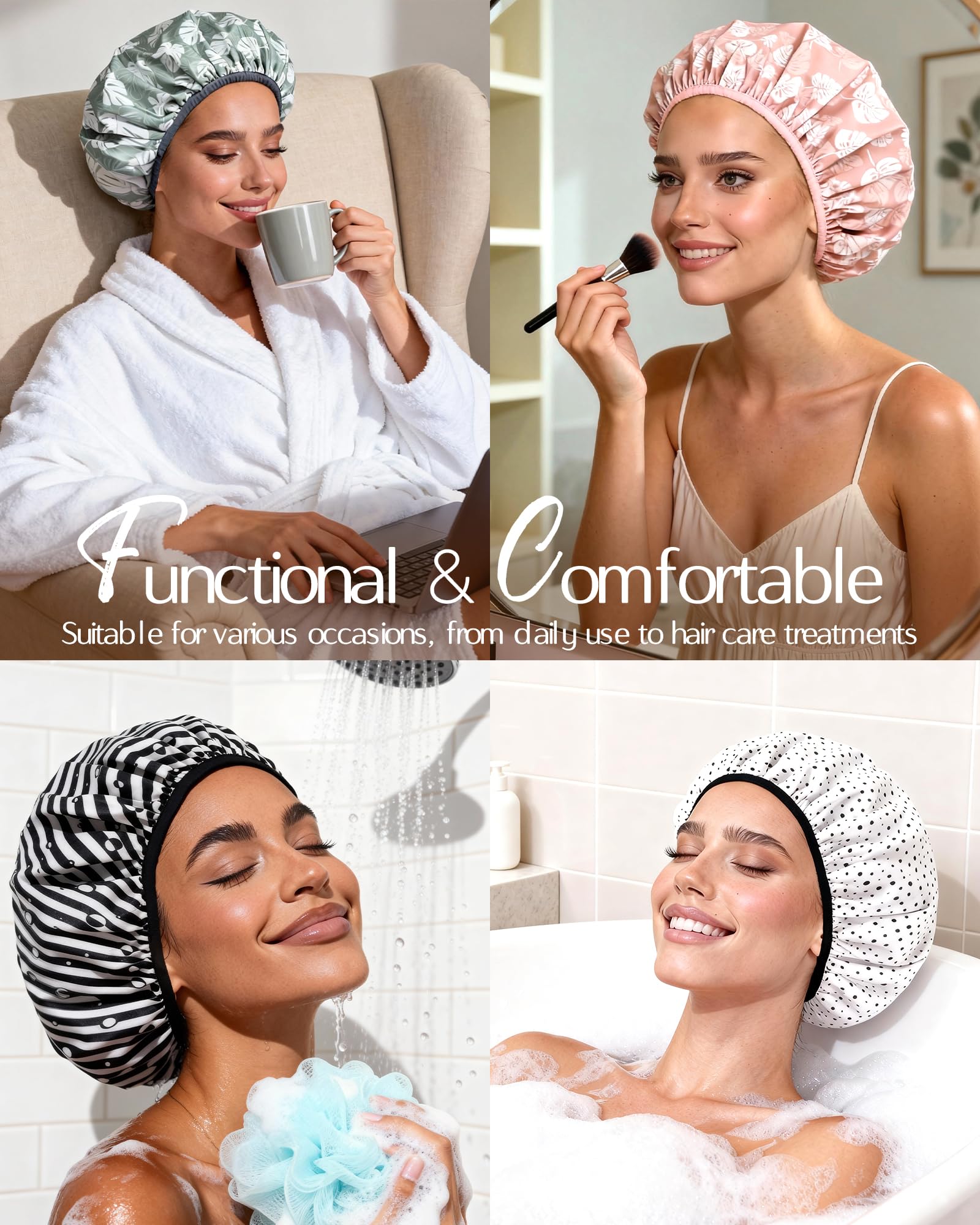 YANIBEST cap accommodates braids and long hair securely