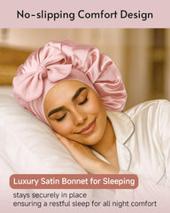 Yanideer bonnet au grand diamètre intérieur protège les cheveux sans pression.