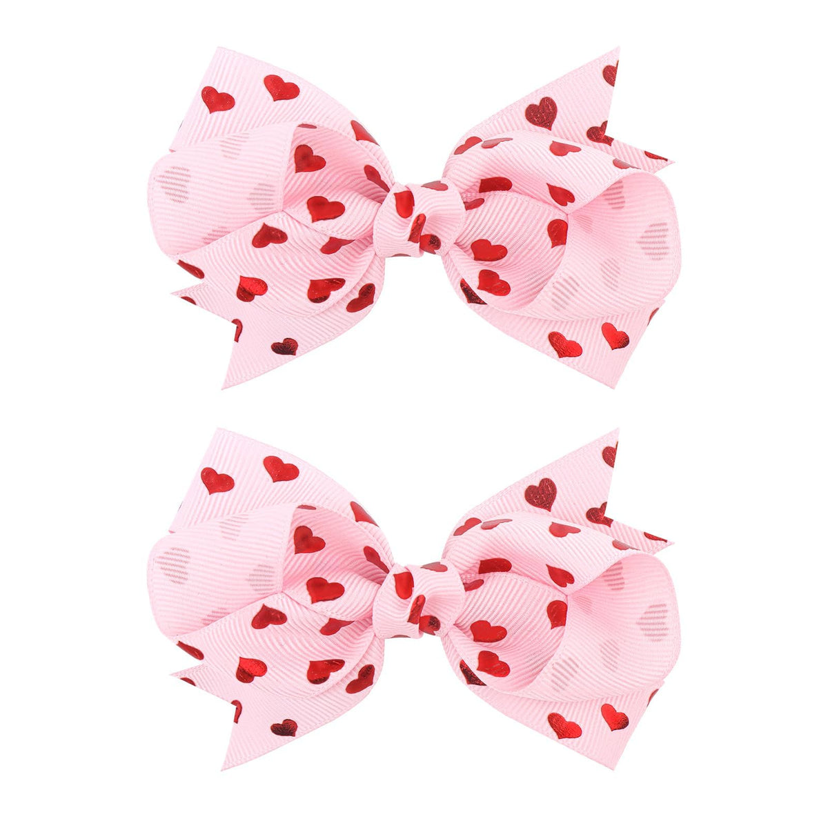 YanJie barrettes coeur rouge et rose pour une touche romantique.